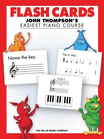 John Thompson's Easiest Piano Course: Flash Cards