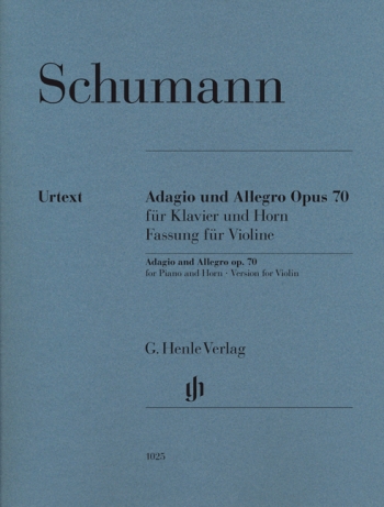 Adagio And Allegro: Op 70: Violin & Piano