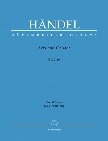 Acis And Galatea: Vocal Score