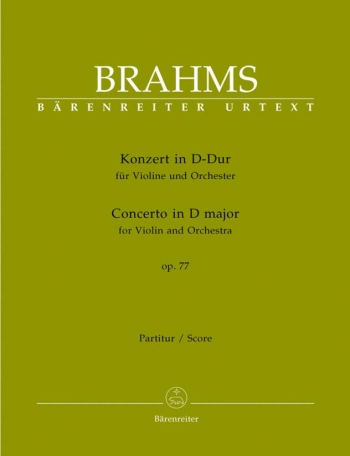 Concerto D Major Op.77: Full Score (Barenreiter)