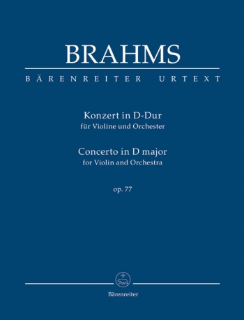 Concerto D Major Op77: Study Score (Barenreiter)