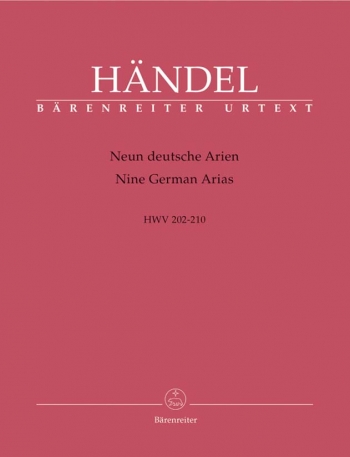 Nine German Arias HWV202-210: Soprano Voice & Piano