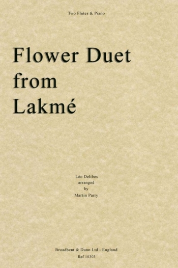 Flower Duet: Flute Duet And Piano