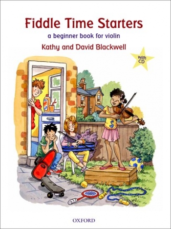 Fiddle Time Starters Violin: Tutor Book & Cd (Blackwell) (OUP)