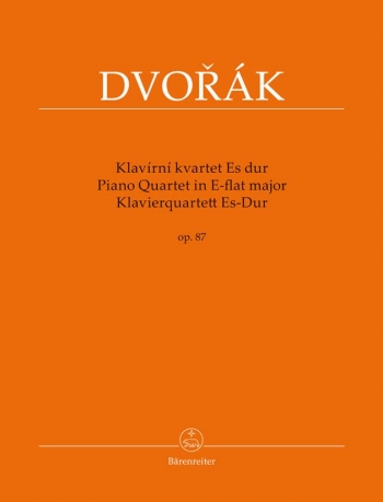 Piano Quartet In E Flat Major Op.87 Score & Parts (Barenreiter)