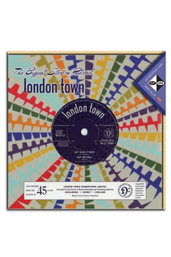 Gift- Card Flip Side 3D Record Card - London Town Colours