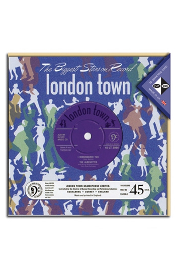 Gift- Card Flip Side 3D Record Card - London Town People