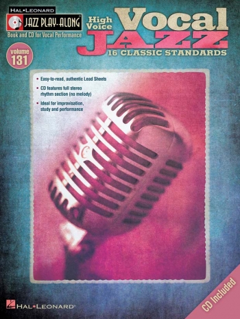 Jazz Play Along Vol.131: Vocal Jazz High Voice: Bk&Cd