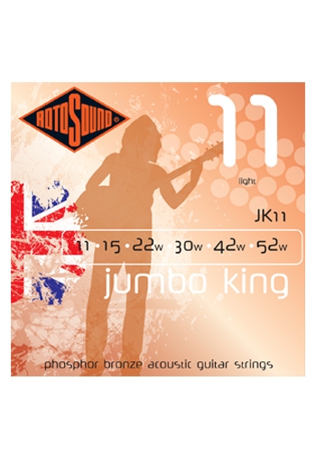 RotoSound Acoustic Guitar Jumbo King Phosphor Bronze Light 11-52