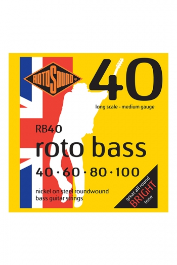 RotoSound Bass Guitar Roto Bass RB40 Medium 40-100
