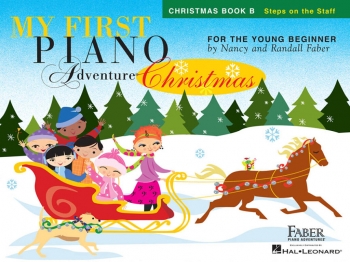 Faber Piano Adventures: My First Piano Adventure: Christmas Book B: Steps On The Staff