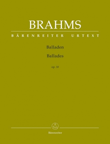 Ballads: Op.10: Piano (Barenreiter)