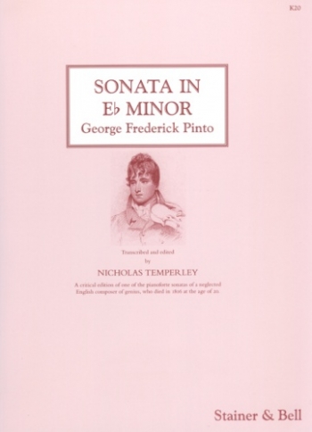 Sonata In E Flat Minor Op3 No 1: Piano (S&B)