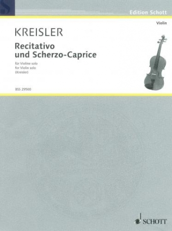 Recitativo And Scherzo-Caprice, Op. 6: Violin & Piano