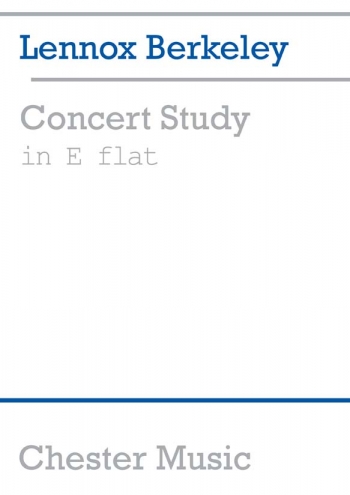 Berkeley: Concert Study In E Flat: Piano