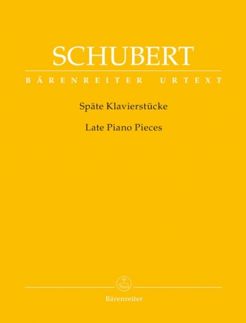 Late Piano Pieces: Piano (Barenreiter)