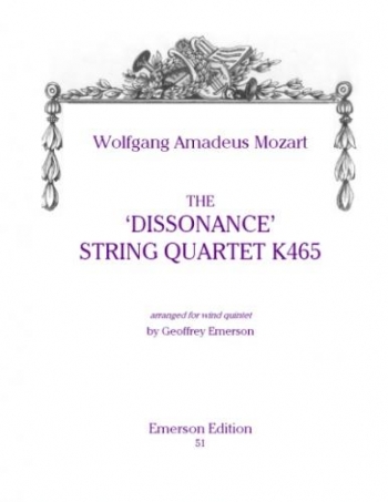 Dissonance K465: Wind Quintet (Emerson)