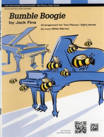 Bumble Boogie: Late Intermediate Piano Ensemble: Two Pianos Eight Hand