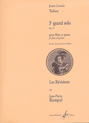 Grand Solo No.3 Op.74: Flute & Piano (Billaudot)