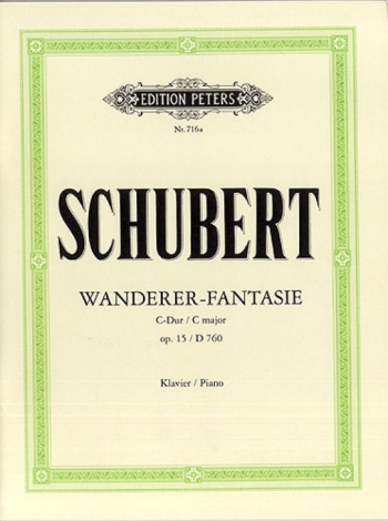 Wanderer-Fantasie: C Major: Op15: D760: Piano (Peters)