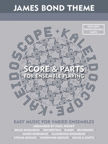 Kaleidescope: James Bond Theme: Wind Ensemble: Score & Parts