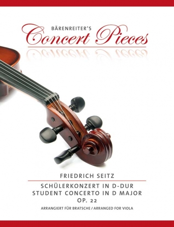 Concerto: D Major: Op22: Viola & Piano (Barenreiter)