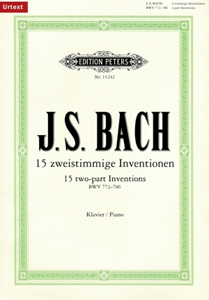 15 Two Part Inventions: Piano (Bartels) (Peters)