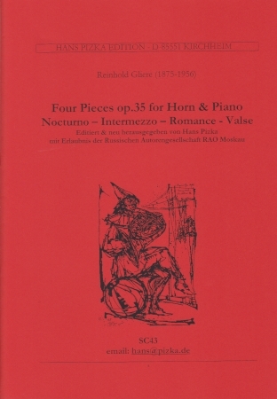 Four Pieces Op.35: French Horn & Piano