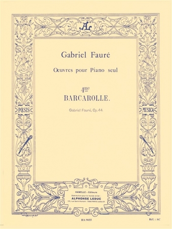 Barcarolle No. 4 In A Flat Major Op. 44 Piano (Leduc)
