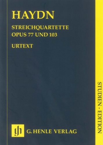 String Quartet: Op77&103: Miniature Score (Henle)