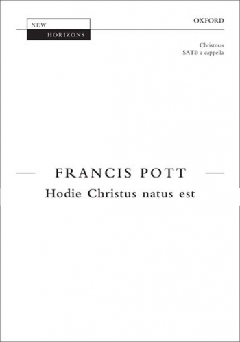  Hodie Christus Natus Est: Vocal: SATB (OUP)