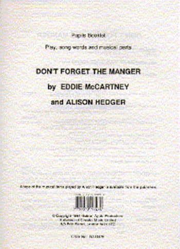 Dont Forget The Manger: Words Edition (HEdger)