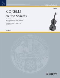 Trio Sonatas Op.3 Vol.3: 2 Violins And Continuo (Schott)