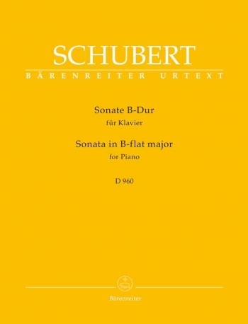 Sonata: Bb Major D960: Piano (Barenreiter)