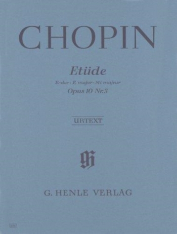 Etude Op.10/3 E Major: Piano  (Henle)