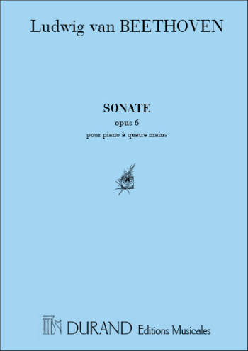 Sonata Op.6 Piano Duet (Durand)