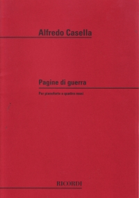Pagine Di Guerra: Piano Duet (Piano, 4 Hands) (Ricordi)
