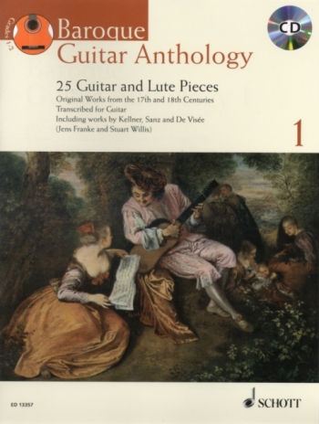 Baroque Guitar Anthology: Vol 1: Grades 1 - 2: Book & Cd