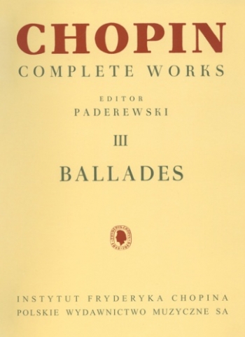 Ballades Piano (Paderewski) (PWM Edition)