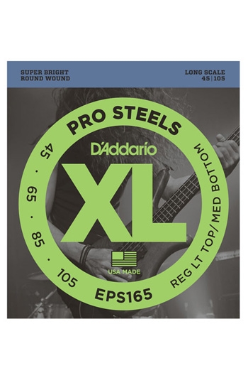 D'Addario Bass Guitar EPS165 Pro Steels 45-105