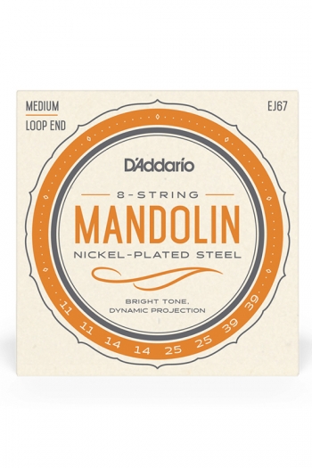D'Addario EJ67 8 String Mandolin Loop End Set Medium 11-39