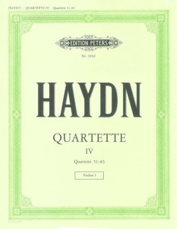 Complete String Quartets Vol.4 Set Of Parts (Peters)