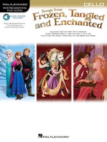 Songs From Frozen, Tangled And Enchanted: Cello (Book/Online Audio)