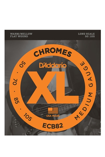 D'Addario Bass Guitar ECB82 Chromes Medium 50-105