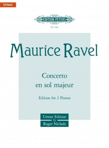 Concerto G Major: Piano: Edition For 2 Pianos (Peters)
