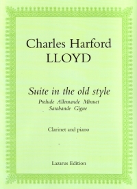 Suite In The Old Style: Clarinet & Piano