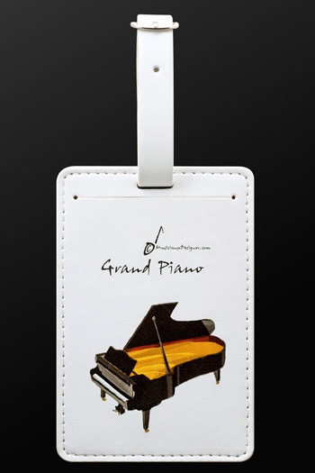 Luggage Tag Grand Piano