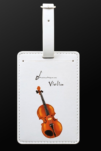 Luggage Tag Violin