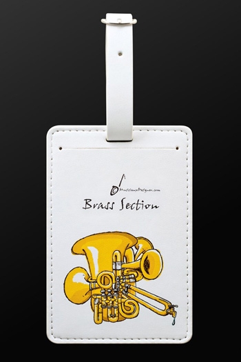 Luggage Tag Brass Section