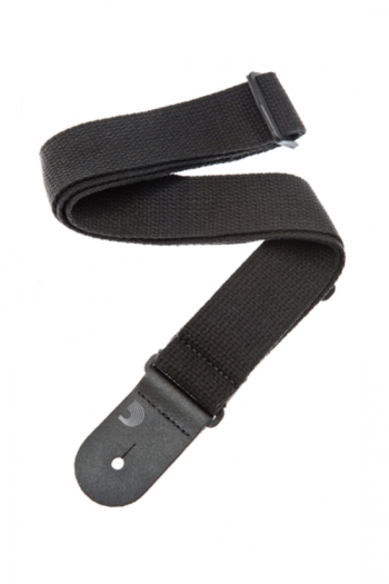 D'Addario Planet Waves Guitar Strap - 50mm Cotton - Black